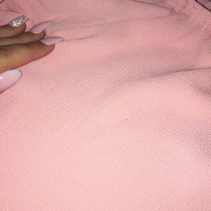 Coral peach dressy shirt